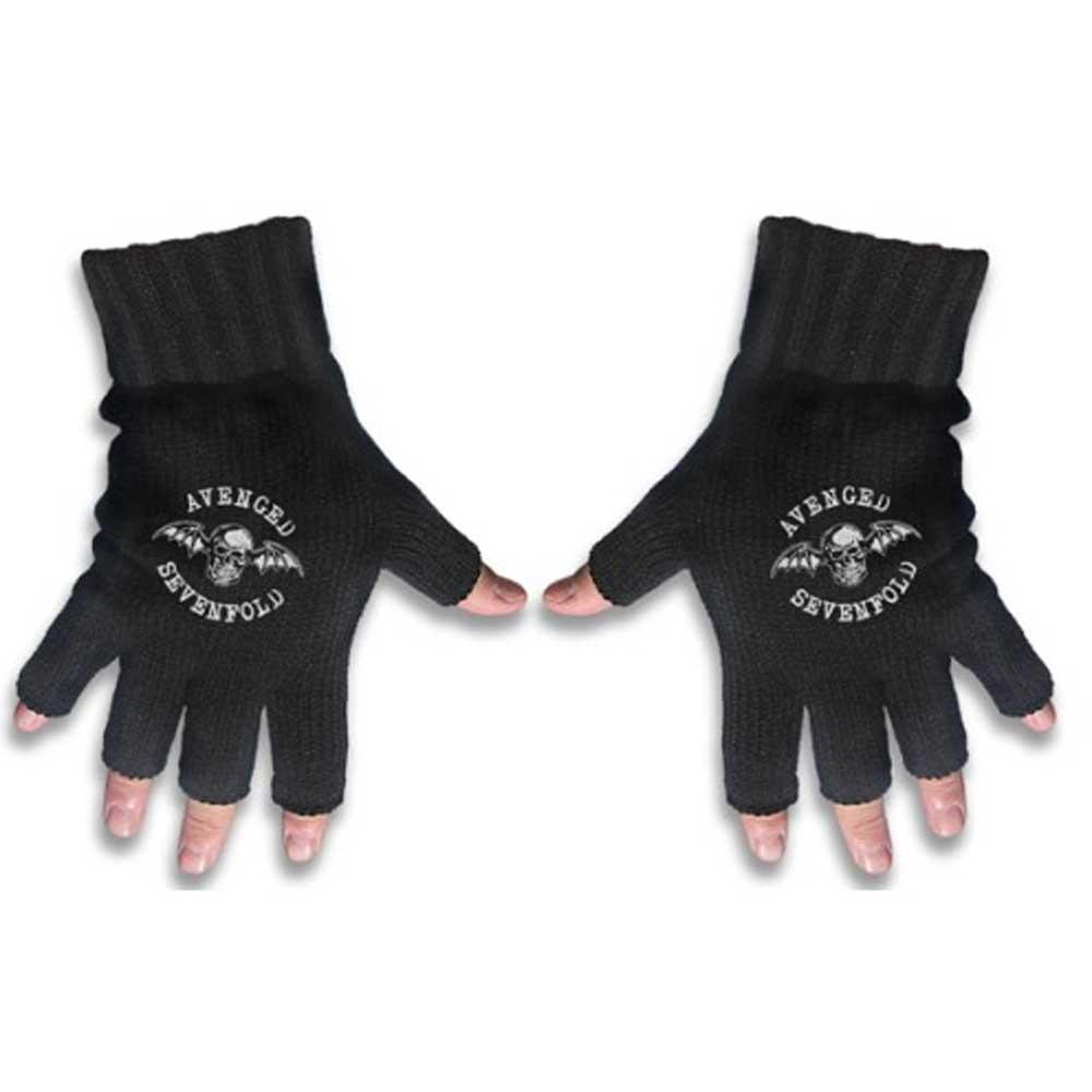 Avenged Sevenfold - Death Bat Fingerless gloves - Black